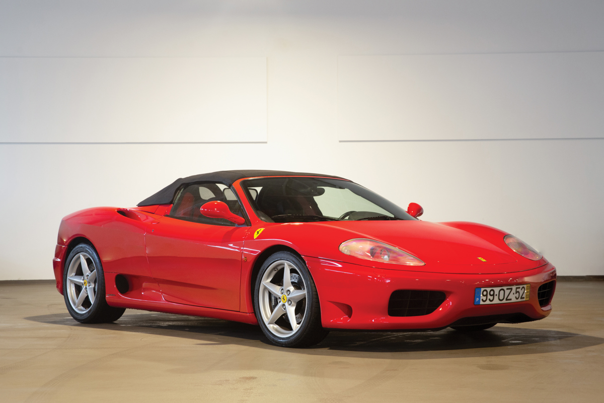 2003 Ferrari 360 Spider offered at RM Sotheby’s The Sáragga Collection live auction 2019